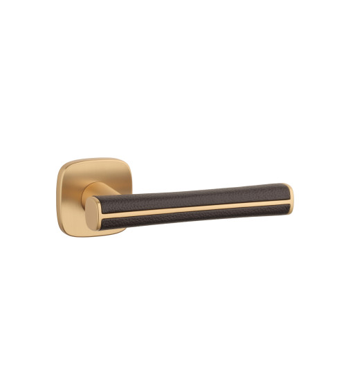 DAVIDIA zamak and leather door handle designer handle