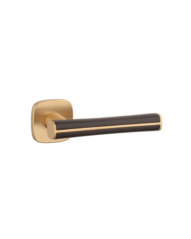DAVIDIA zamak and leather door handle designer handle