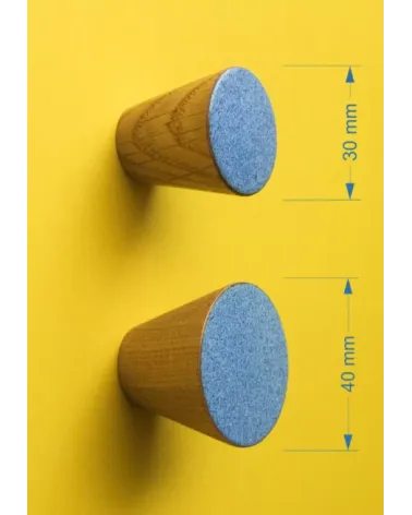 copy of Just 2 two-tone wooden furniture handle