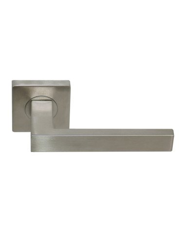 MAJESTEA door handle in stainless steel PVD finish, Grade 3 heavy-duty use
