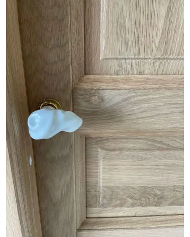 Original porcelain door knob Merigous Guimard