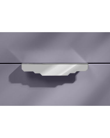 KARLA CR polished chrome furniture handle designer handle mounted horizontally
