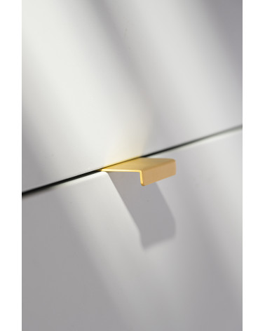 ELSE EDGE brass furniture handle designer handle side view