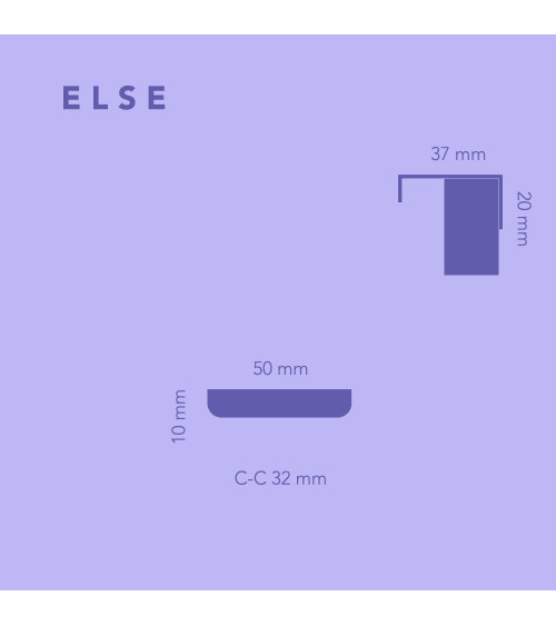 ELSE EDGE brass furniture handle designer handle