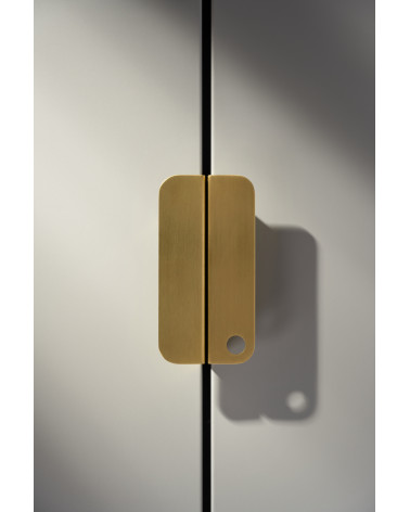 EDIT EDGE brass furniture handle designer handle mounted vertically