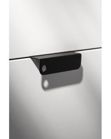 EDIT O BLACK industrial furniture handle designer handle angled view