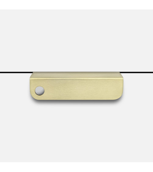 EDIT Edge lacquered brass furniture handle designer handle