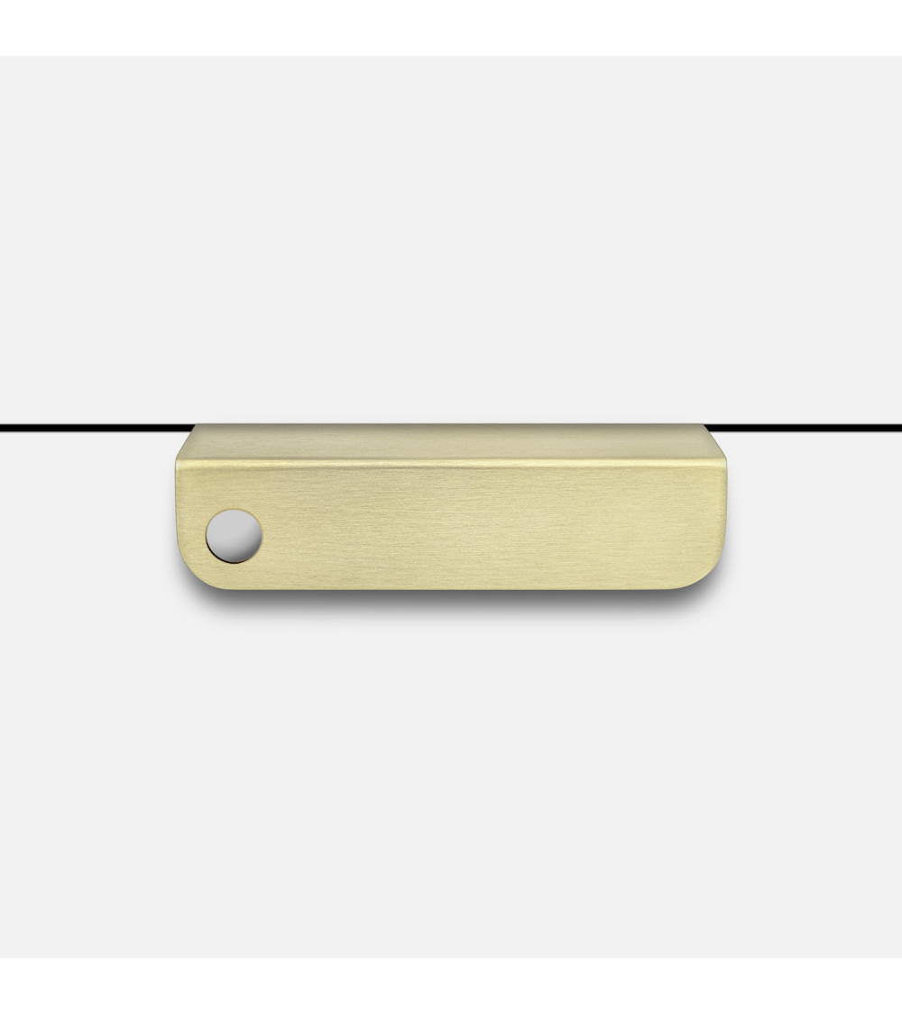 EDIT Edge lacquered brass furniture handle designer handle