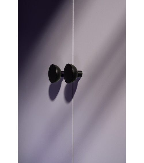 LUNA M black furniture knob designer handle
