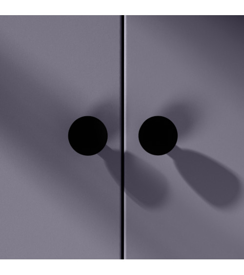 LUNA M black furniture knob designer handle