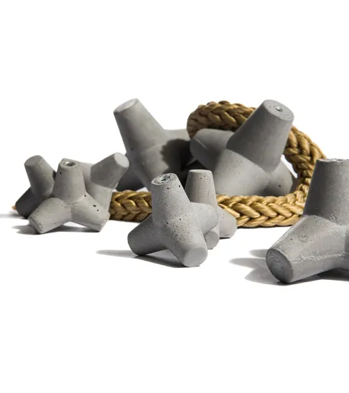 Concrete wall hook / Marine furniture knob Made in Greece - designer handle