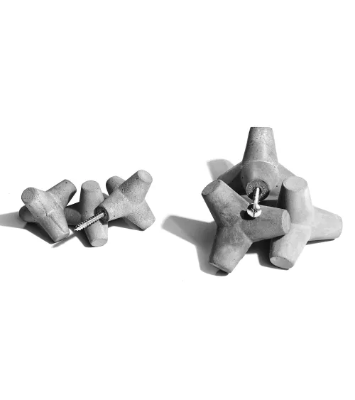 Concrete wall hook / Marine furniture knob Made in Greece - designer handle