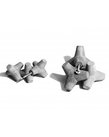 Concrete wall hook / Marine furniture knob Made in Greece - designer handle