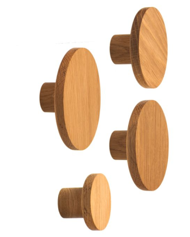 BASIC 3 oak wall hook