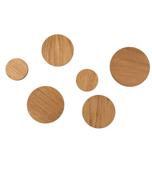 BASIC 3 oak wall hook