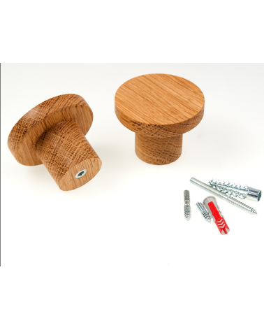 BASIC 3 oak wall hook
