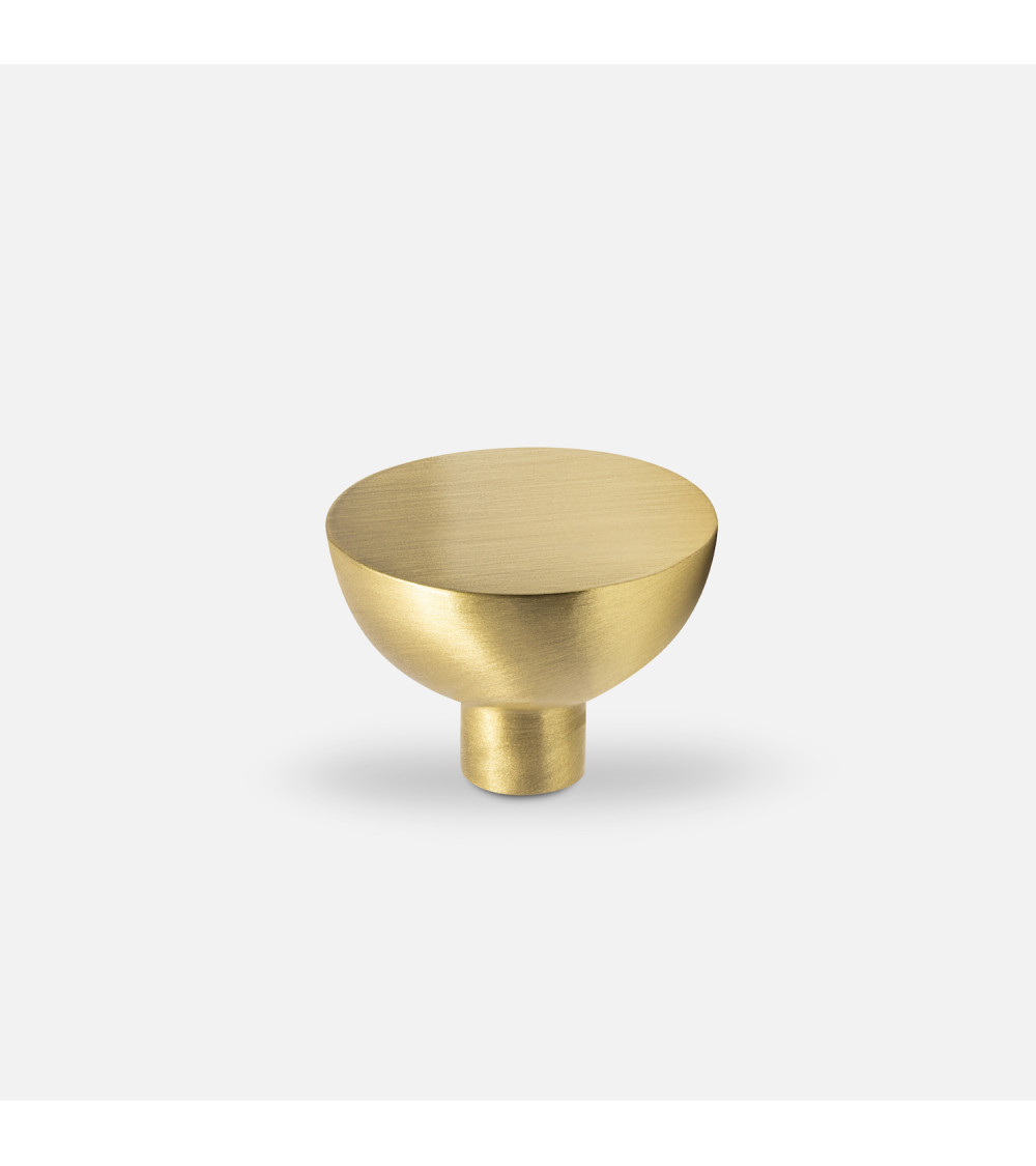 Matt gold LUNA M furniture knob, design handle