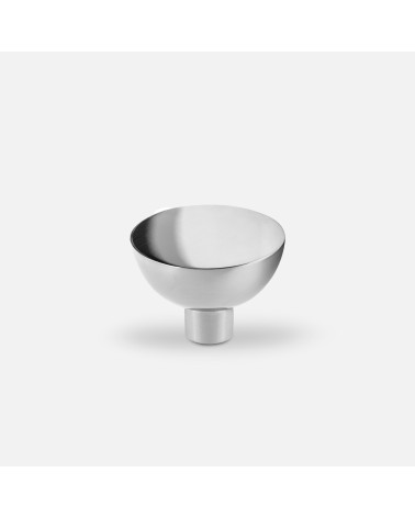 Polished chrome LUNA M furniture knob, design handle