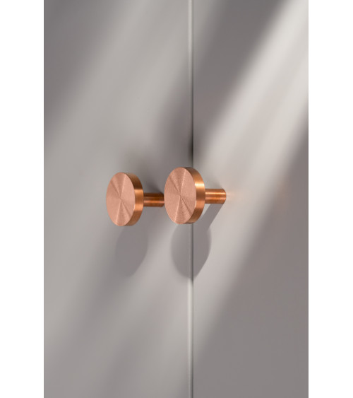 Brass NENA M furniture knob, design handle