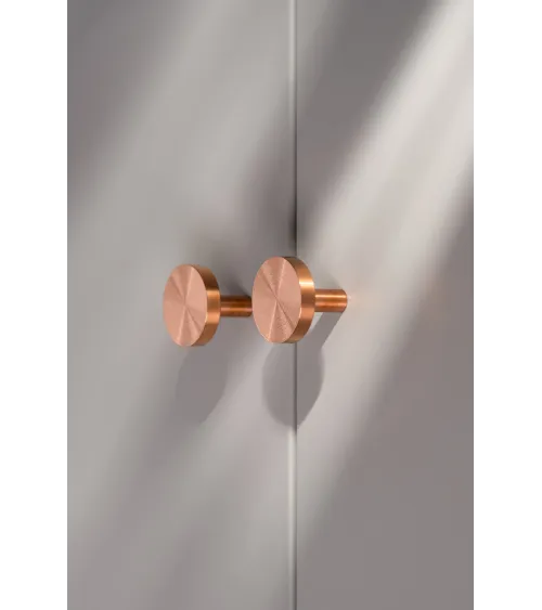 Brass NENA M furniture knob, design handle