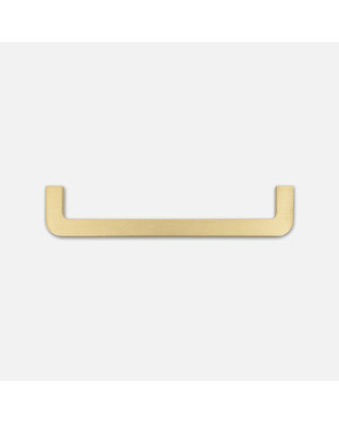 Brushed brass ISA furniture handle, design handle