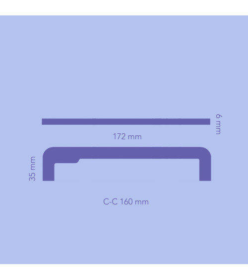ISA WAVE industrial furniture handle, design handle