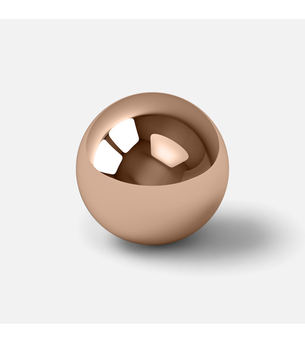 Copper furniture knob ODETE M designer handle