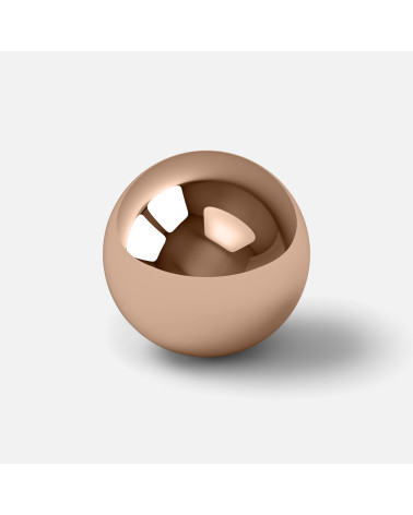 Copper furniture knob ODETE M designer handle