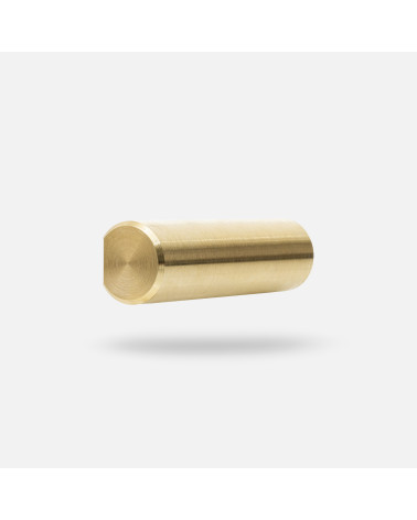 Brass furniture handle SIV M designer handle side view