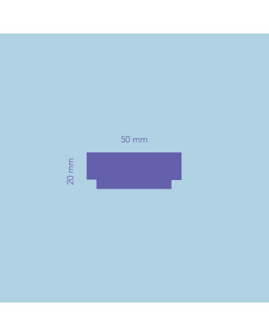 Furniture knob TOVE with measurements