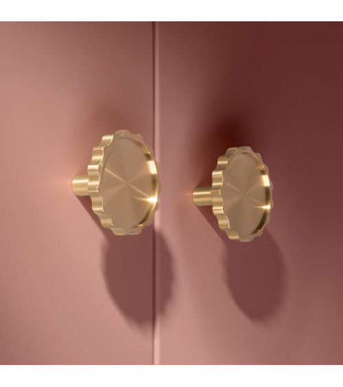 LEXI polished gold furniture knob design handle