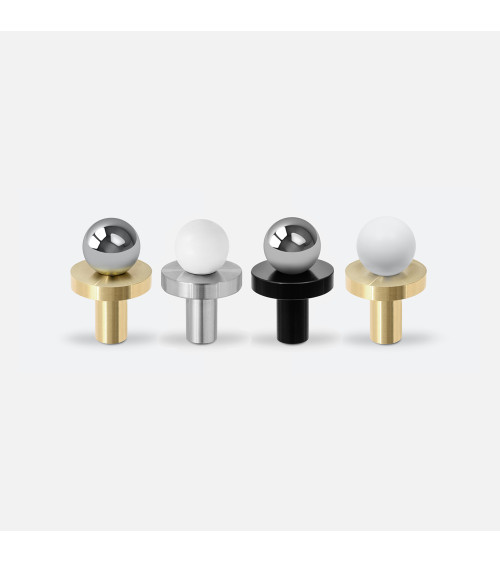 POLA WHITE brass furniture knob design handle