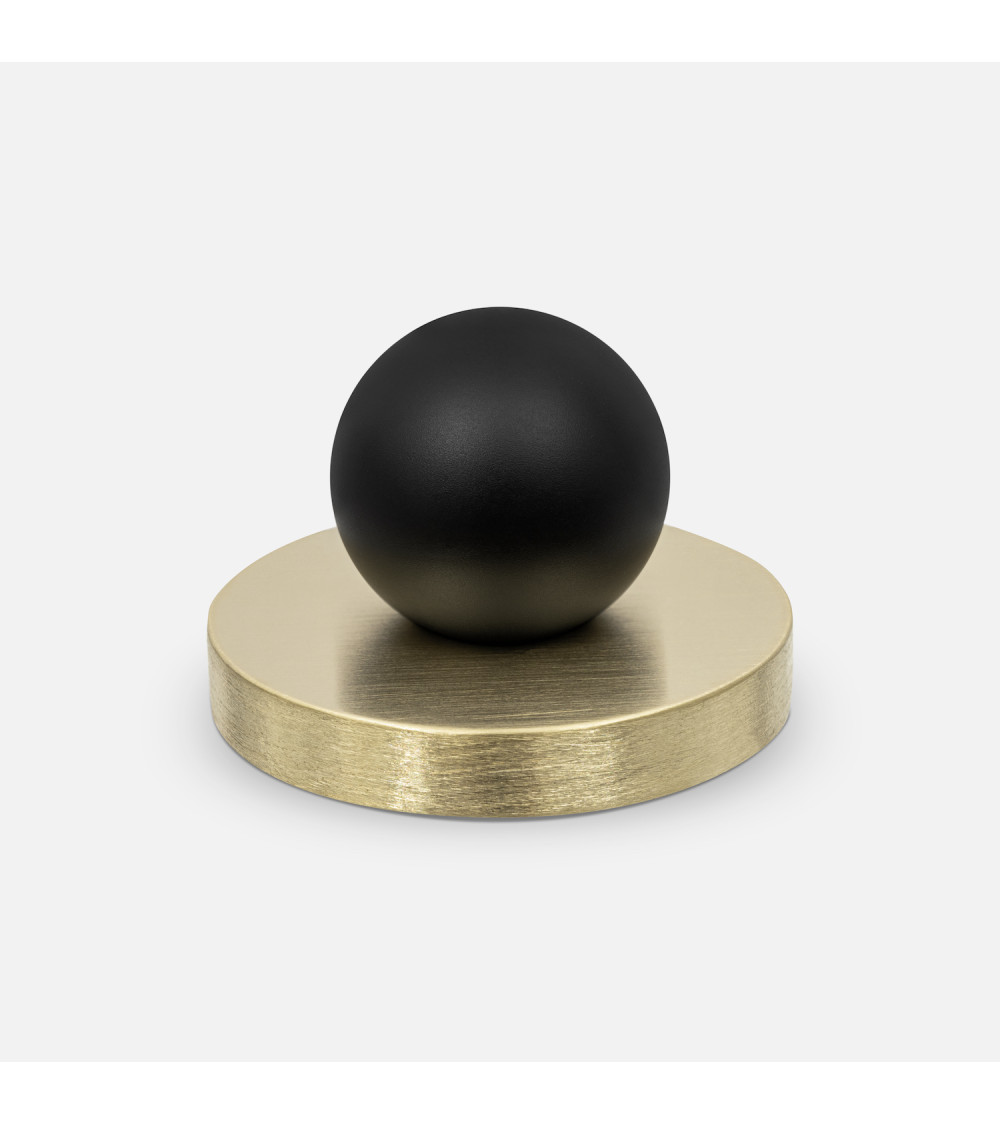 MONA matt gold/black furniture knob design handle