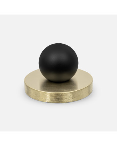 MONA matt gold/black furniture knob design handle