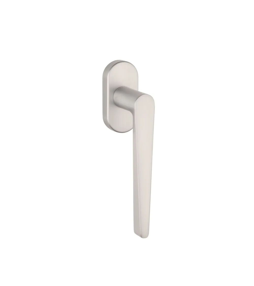 Satin nickel ARNICA window handle design handle