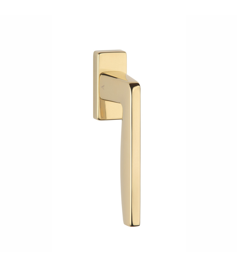 ERBA design window handle polished gold