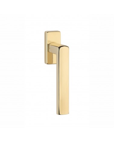 Polished gold HOSTA window handle design handle