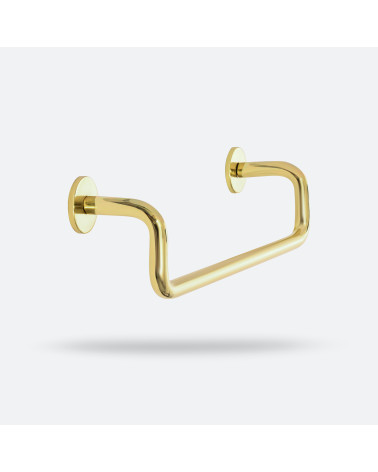 AVA brass furniture handle design handle medium size side view