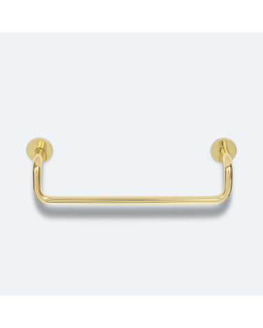 AVA brass furniture handle design handle medium size front view