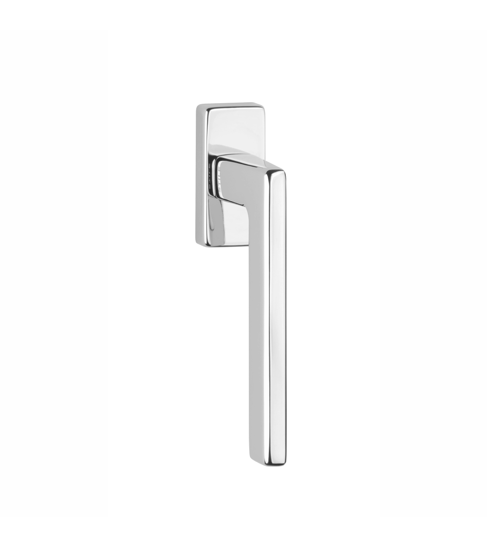 Polished chrome ARTA window handle designer handle