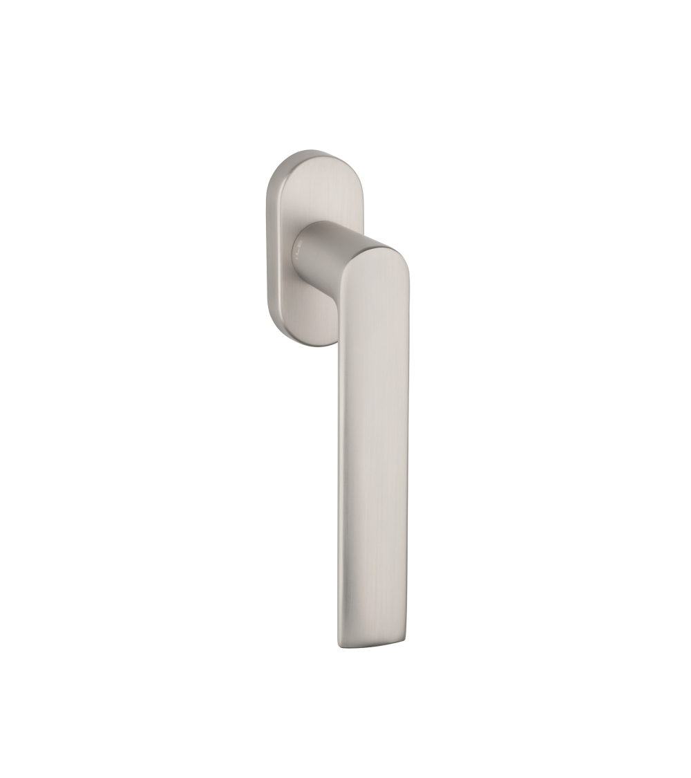 Satin nickel REWA window handle design handle