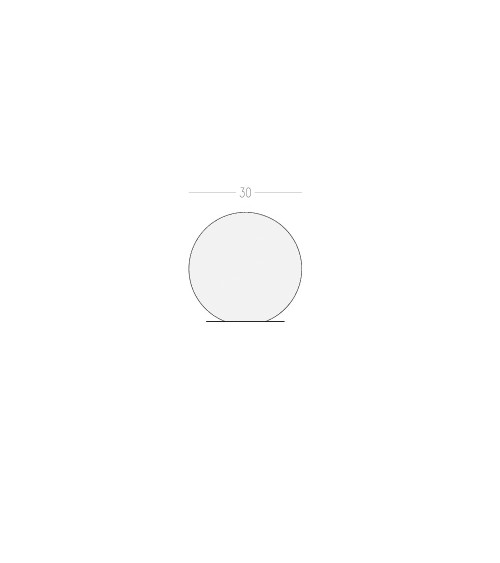 White ODETE furniture knob design handle