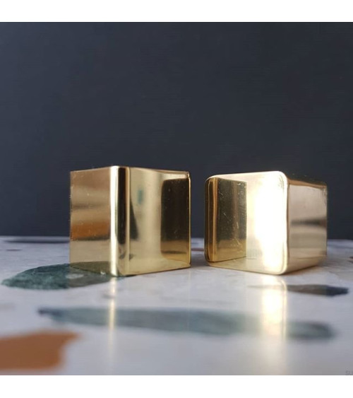 Brass ODETE furniture knob LANA S design handle