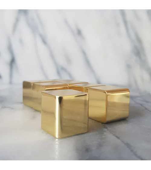 Brass ODETE furniture knob LANA S design handle