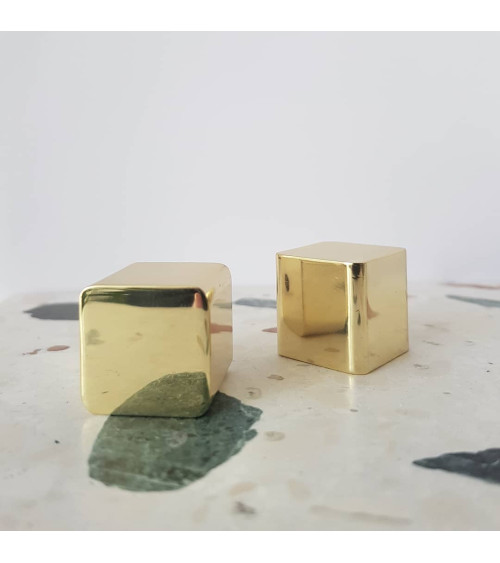 Brass ODETE furniture knob LANA S design handle