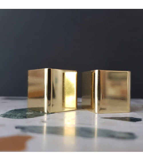 Brass ODETE furniture knob LANA S design handle