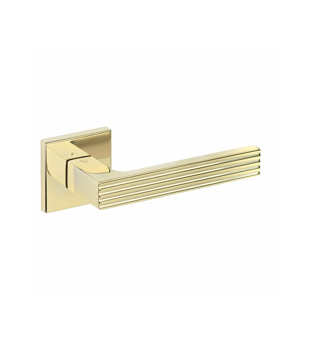 Felice polished gold door handle design handle