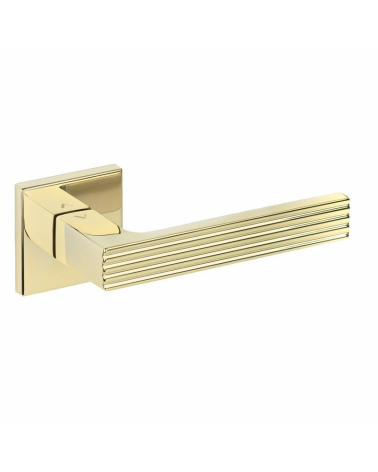 Felice polished gold door handle design handle
