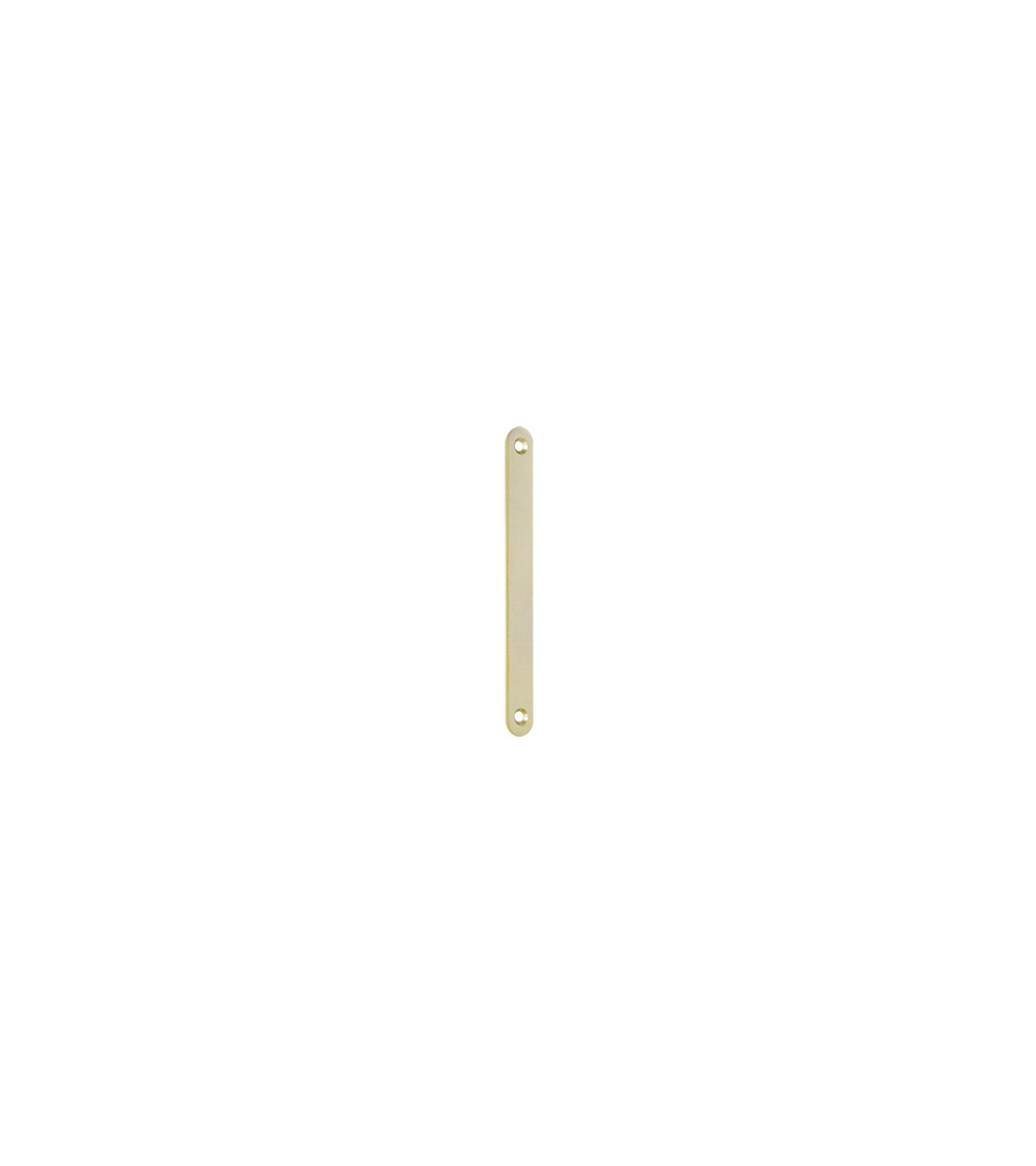 Sliding door plate in satin gold colour