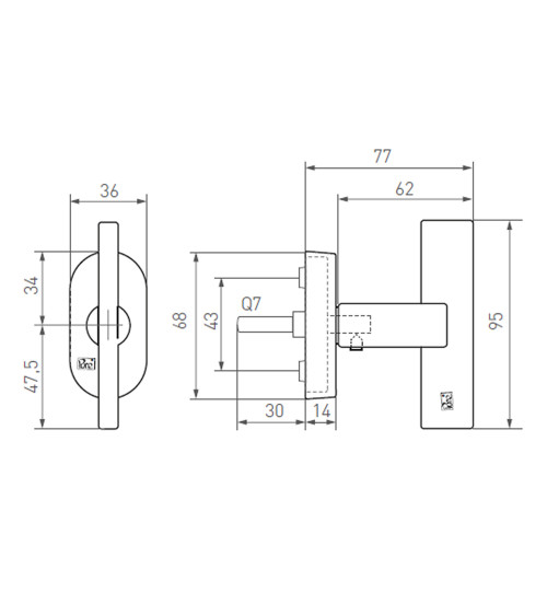 copy of BECDF T-shaped window handle